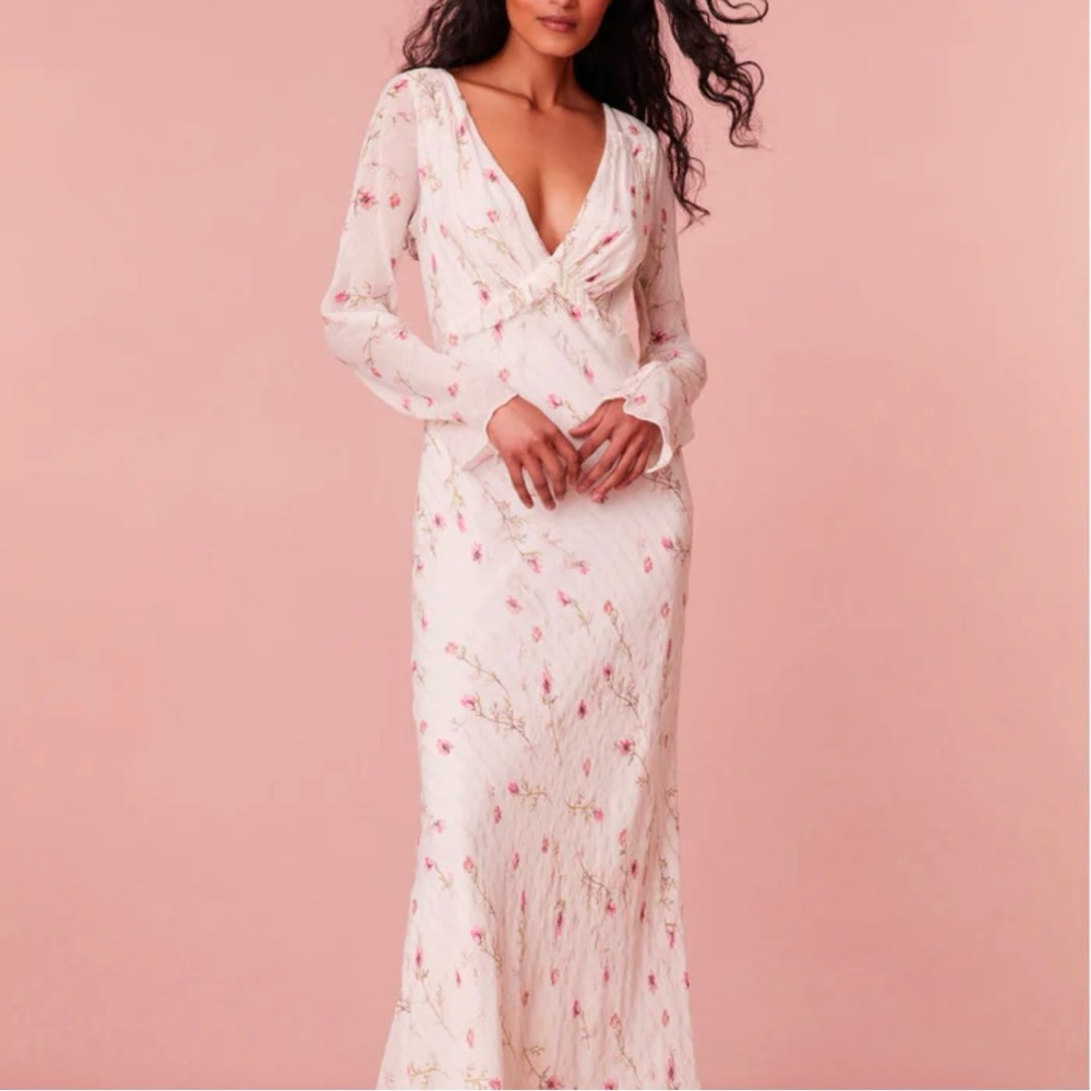 LoveShackFancy Dalila Dress Azalea Pink